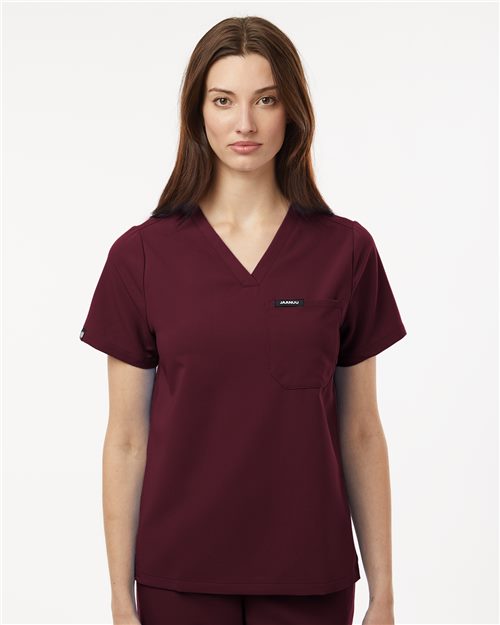Custom embroidered Jaanuu apparel decorated by East Coast Embroidery