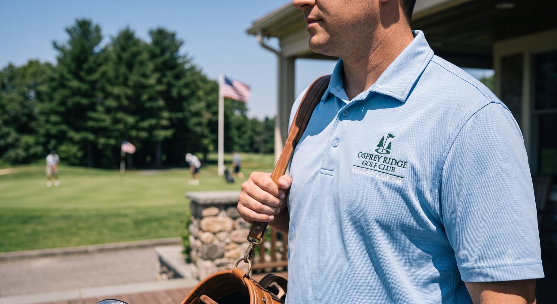 East Coast Embroidery decorated apparel for Custom Apparel for Golf Courses