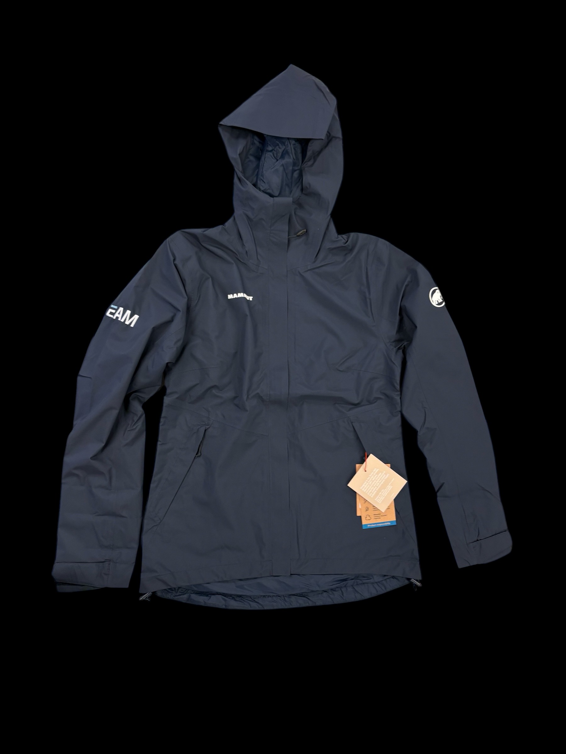 Mammut jacket custom embroidered with the EAM Team logo