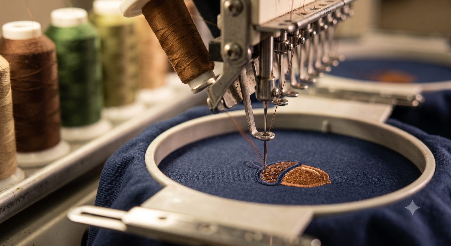 East Coast Embroidery's custom embroidery process