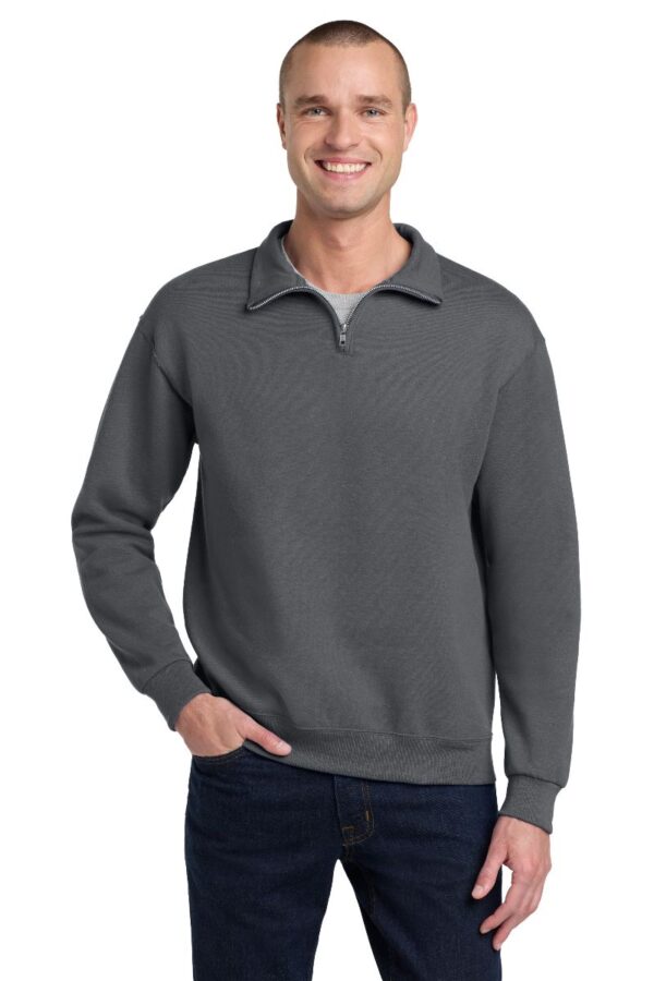 Jerzees® - NuBlend® 1/4-Zip Cadet Collar Sweatshirt - Image 8