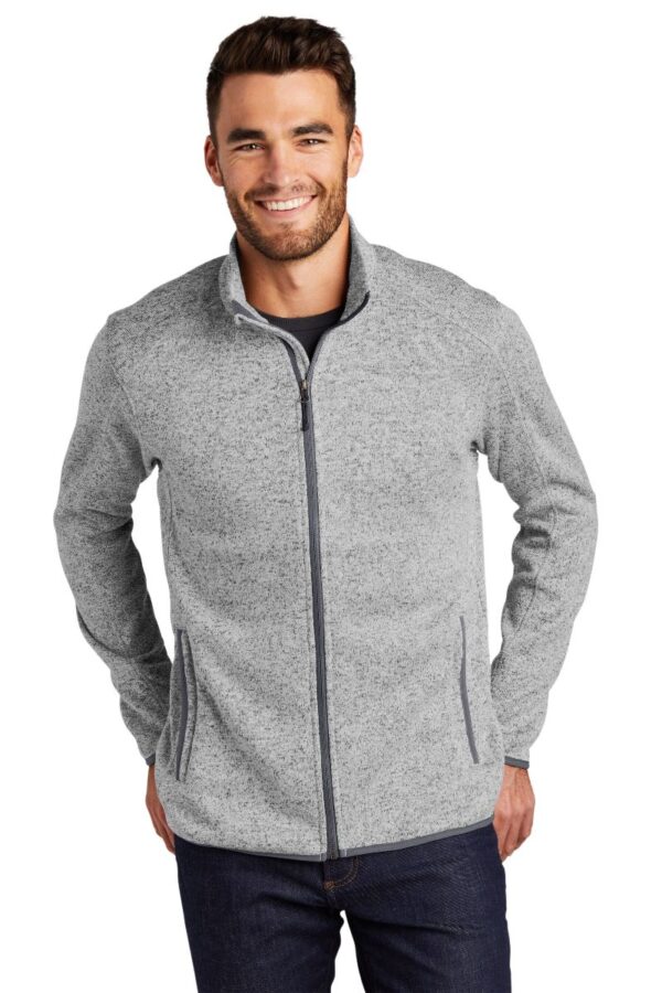 Port Authority® Sweater Fleece Jacket - Image 4