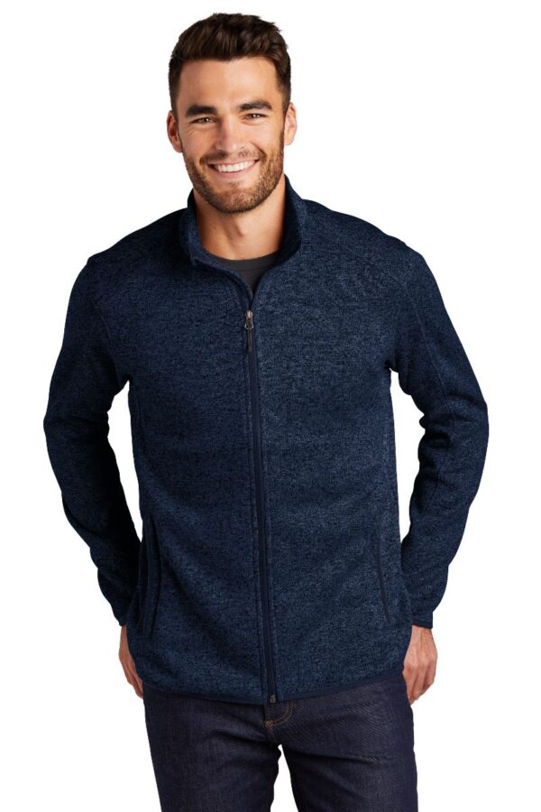 Port Authority® Sweater Fleece Jacket - Image 3