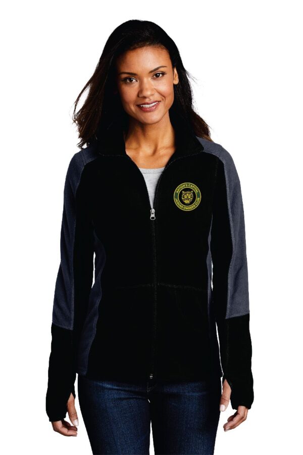 Port Authority® Women's Colorblock Microfleece Jacket