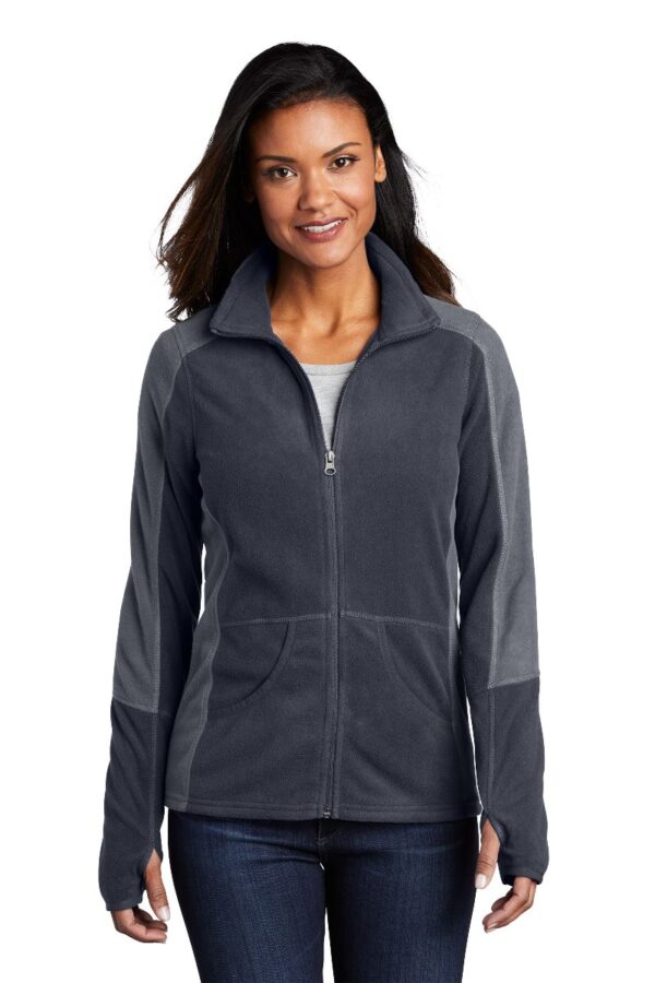 Port Authority® Women's Colorblock Microfleece Jacket - Image 3