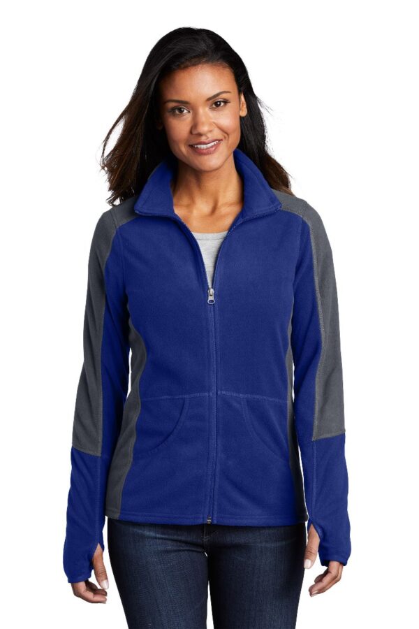 Port Authority® Women's Colorblock Microfleece Jacket - Image 4