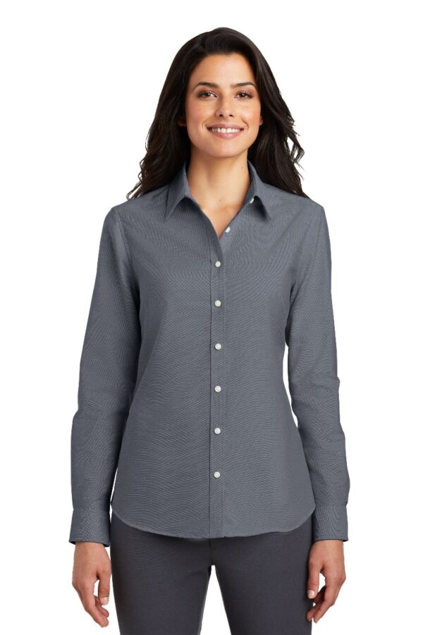 Port Authority® Women's SuperPro™ Oxford Shirt - Image 6