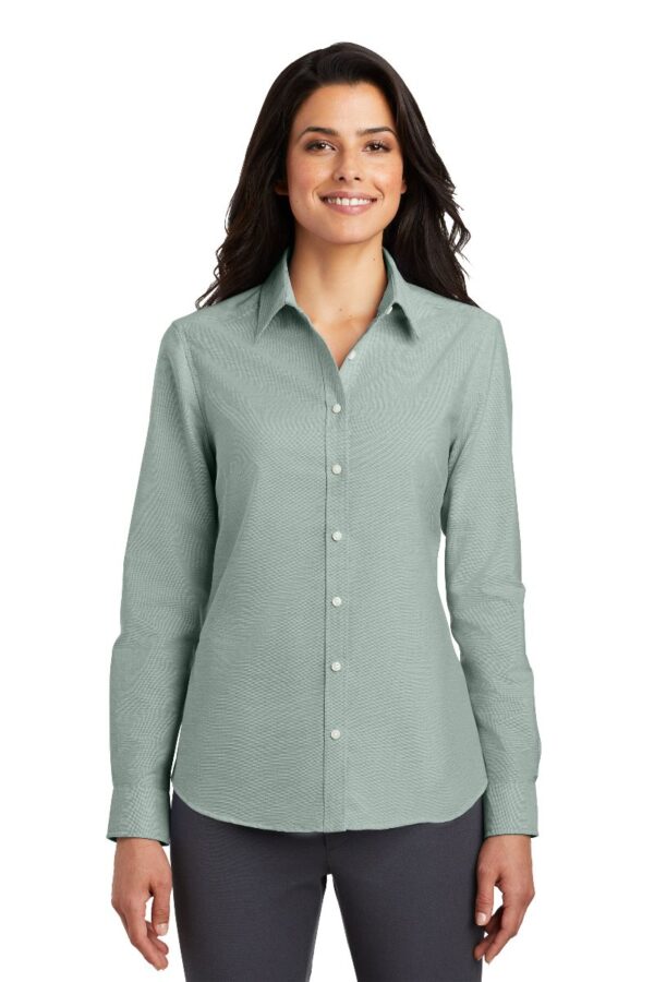 Port Authority® Women's SuperPro™ Oxford Shirt - Image 4