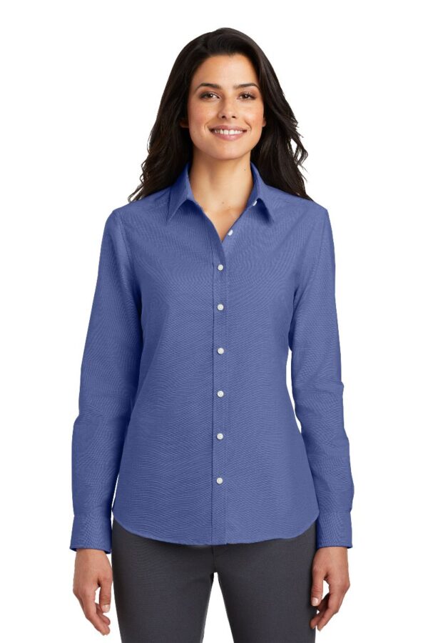 Port Authority® Women's SuperPro™ Oxford Shirt - Image 7