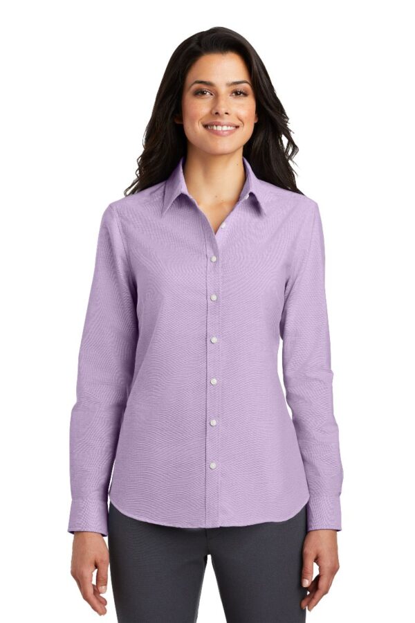 Port Authority® Women's SuperPro™ Oxford Shirt - Image 2