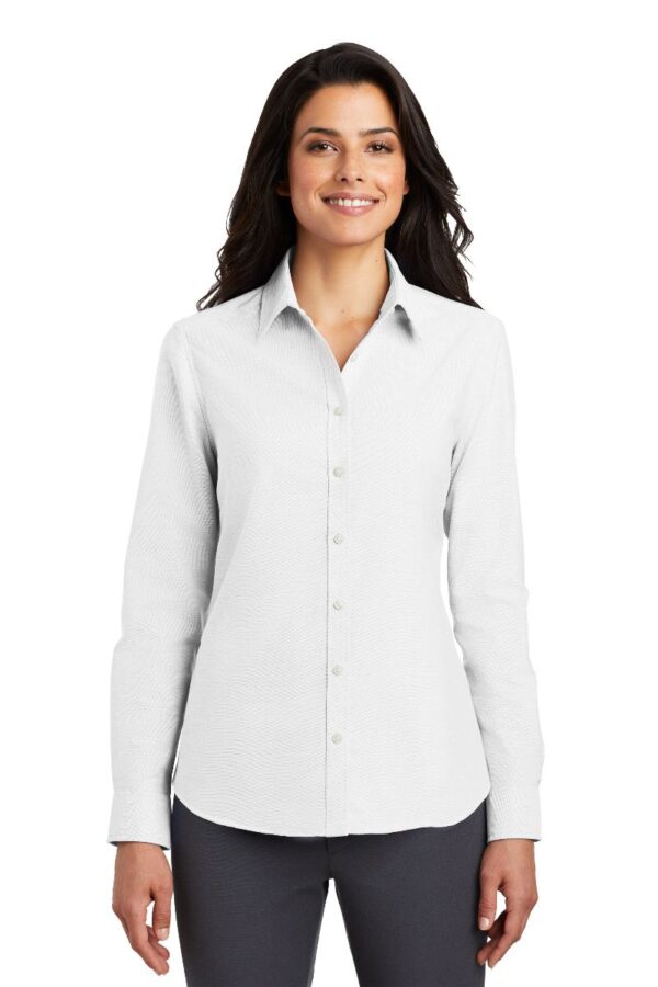 Port Authority® Women's SuperPro™ Oxford Shirt - Image 3