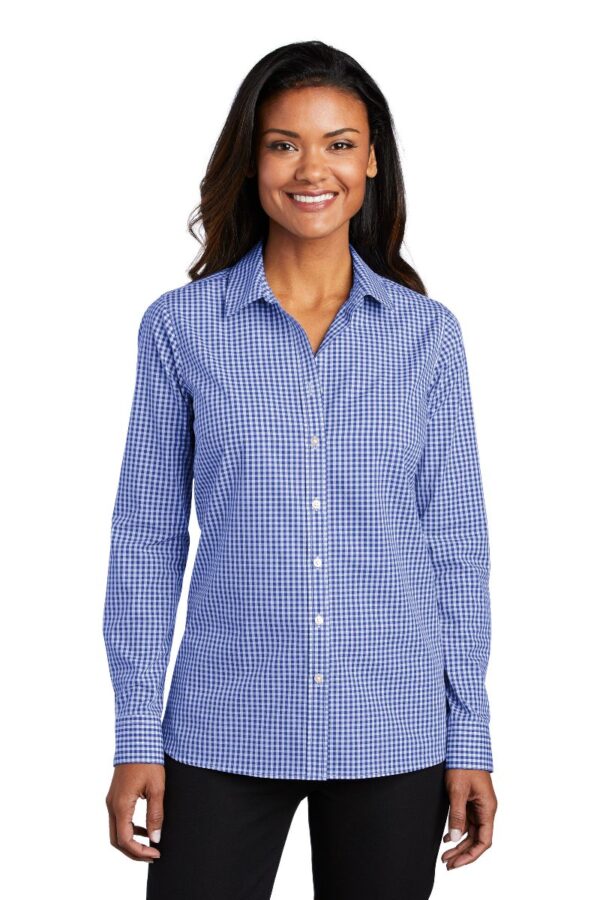 Port Authority® Women's Broadcloth Gingham Easy Care Shirt - Image 2