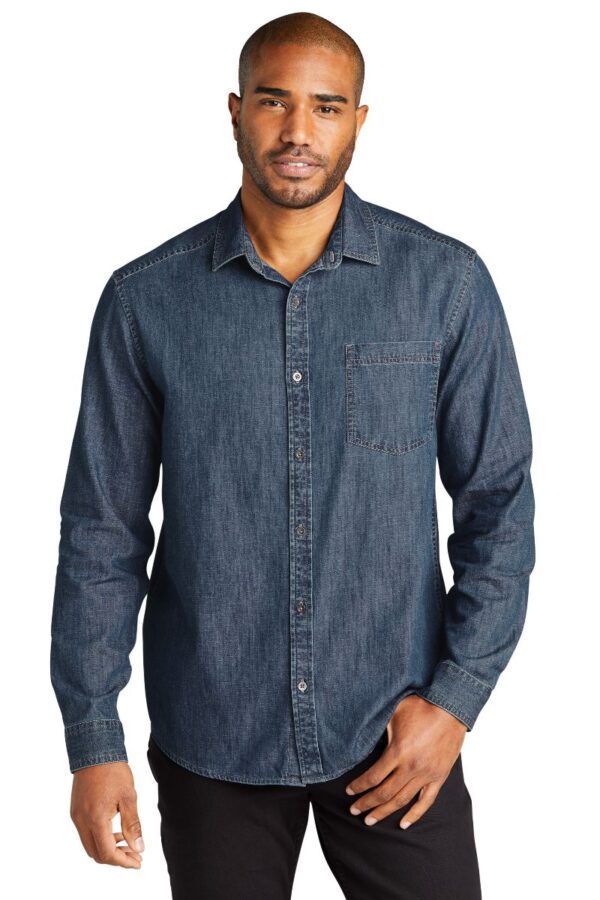 Port Authority® Long Sleeve Perfect Denim Shirt - Image 2