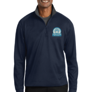 Port Authority® Vertical Texture 1/4-Zip Pullover