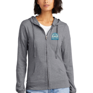 District ® Women’s Fitted Jersey Full-Zip Hoodie